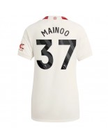 Manchester United Kobbie Mainoo #37 Alternativní Dres pro Dámské 2023-24 Krátký Rukáv